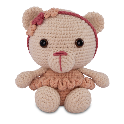 Kit Amigurumi Ursinhos Soft Círculo Cor 02 Florzinha