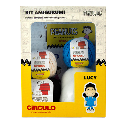 Kit Amigurumi Snoopy and Peanuts Círculo Cor 04 Lucy