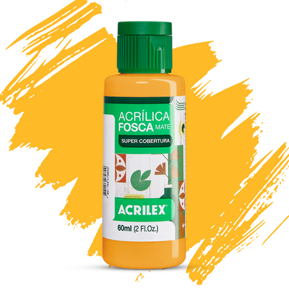 Tinta Acrílica Fosca Acrilex 60ml Nature Colors Alta Cobertura