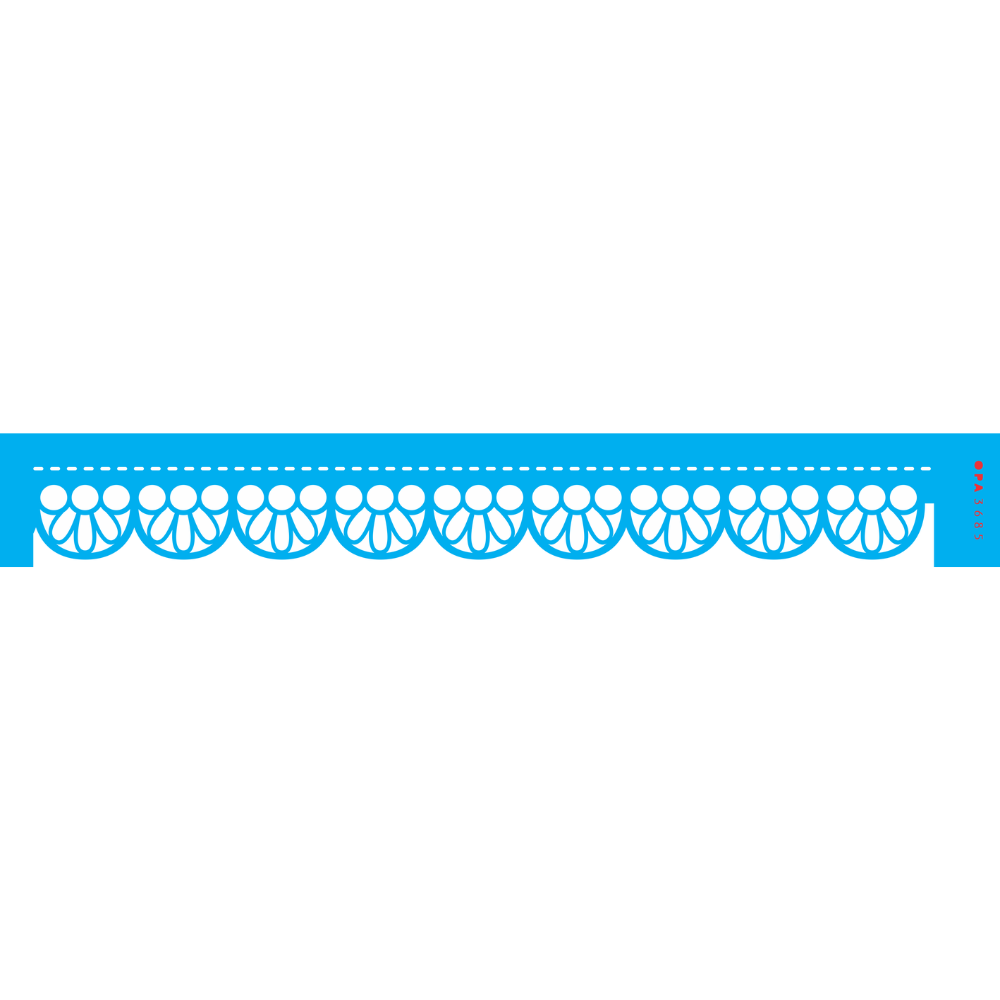 Stencil OPA 4x30 3685 Renda Bordado Barroco