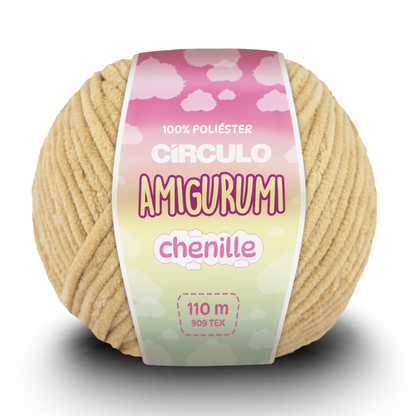 Fio Amigurumi Chenille Circulo 100g com 110m