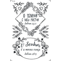 Transfer de Imagem 9,8x15cm TIS-120 O Senhor é meu Pastor