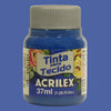 Tinta Tecido Acrilex 37ml Fosca - 501 Azul Turquesa