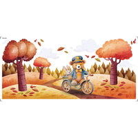 Transfer Têxtil Litoarte 27,5x12,8cm TTB5-043 Barrado Ursinho Teddy