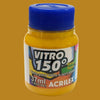 Tinta Vitro 150 Acrilex 37ml Vidro e Porcelana - 505 Amarelo Ouro