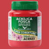 Tinta Acrílica Fosca Acrilex 250ml Nature Colors Alta Cobertura - 507 Vermelho Fogo
