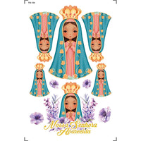 Transfer de Imagem 9,8x15cm TIS-124 Nossa Senhora Aparecida