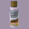 Tinta Metal Colors Acrilex Acrílica Metálica 60ml - 528 Lillás