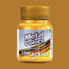 Tinta Acrílica Metálica Acrilex 37ml Metal Colors - 532 Ouro