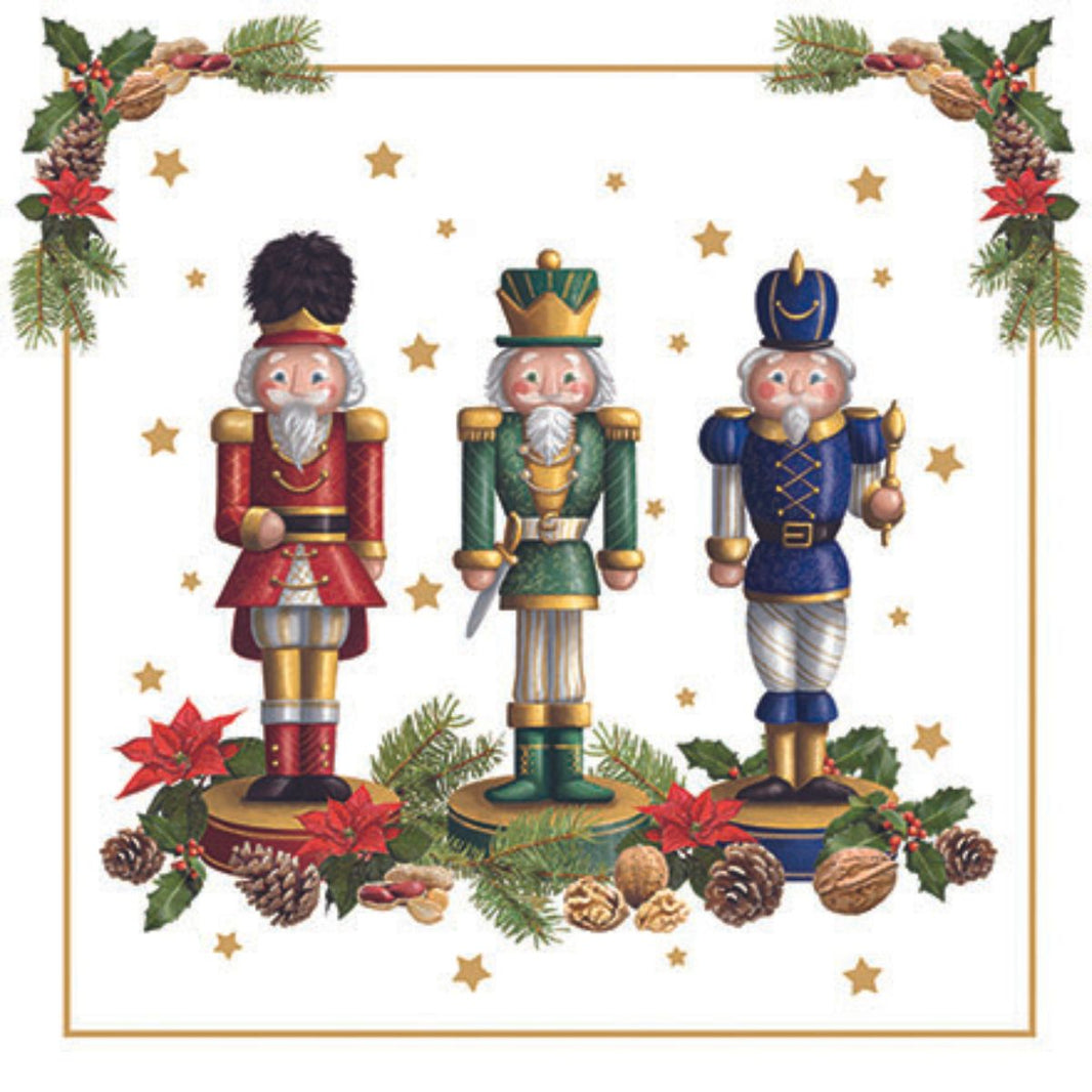 Guardanapo Decoupage Ambiente Bearded Nutcracker 33x33 com 2 Unidades