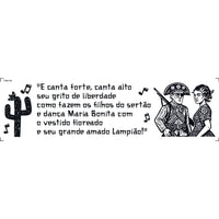 Transfer Têxtil 24x7cm TTB4-105 Barrado Amado Lampião