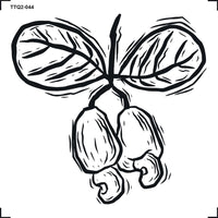 Transfer Têxtil 8x8cm TTQ2-044 Fruta Caju