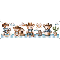 Transfer Têxtil Litoarte 24x7 TTB4-053 Barrado Garoto Cowboy