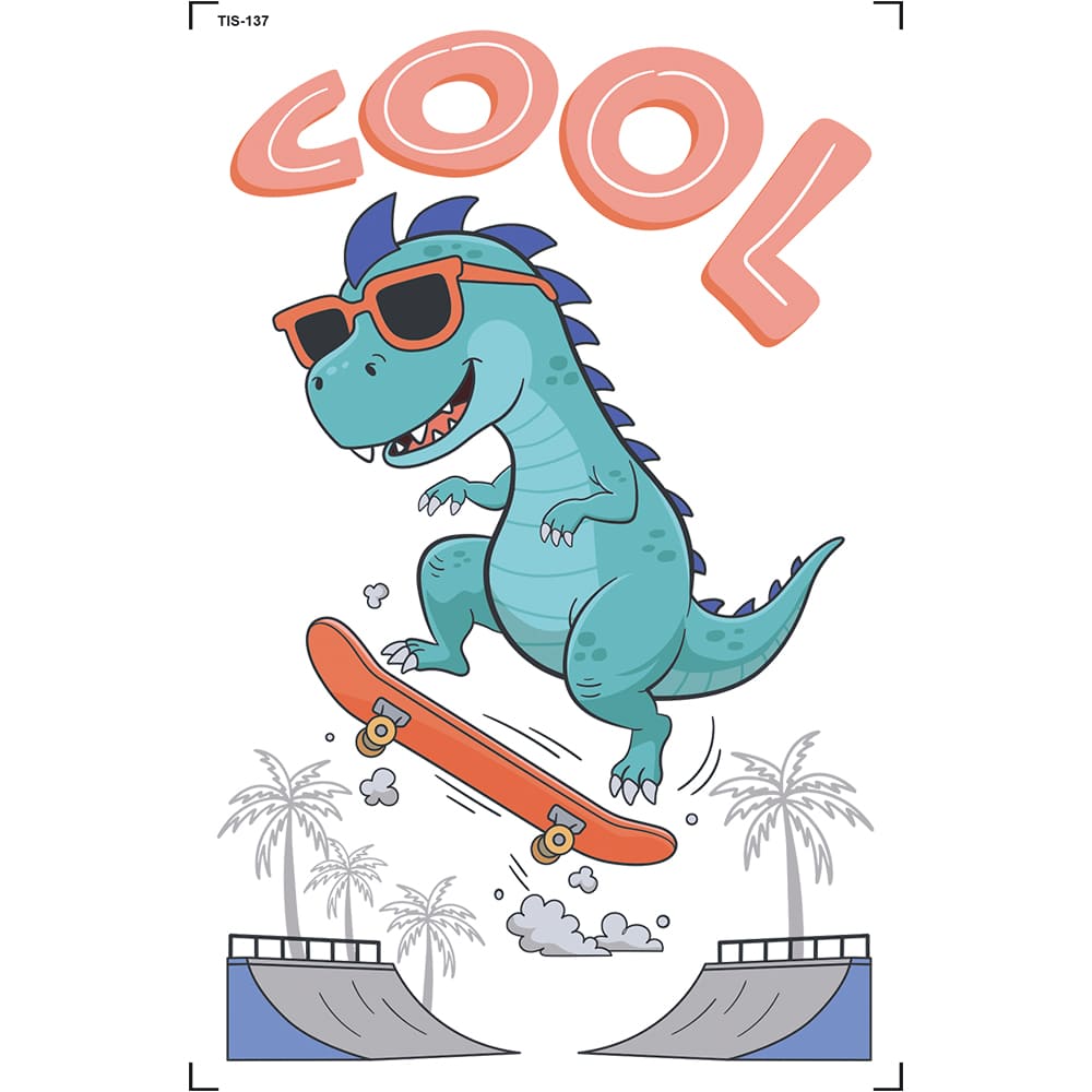 Transfer de Imagem 9,8x15cm TIS-137 Cool Dino