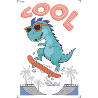Transfer Litoarte 9,8x15cm TIS-137 Cool Dino