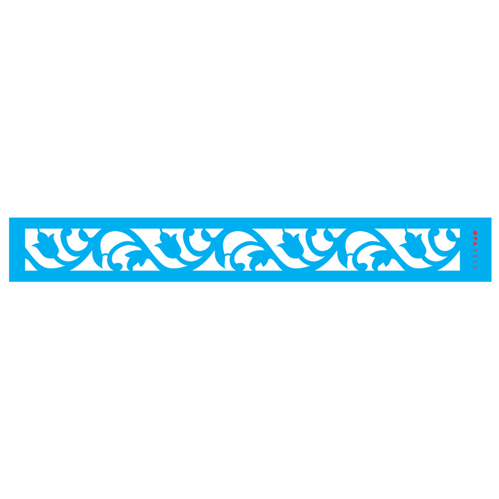 Stencil OPA 4x30 3815 Arabesco Tulipas