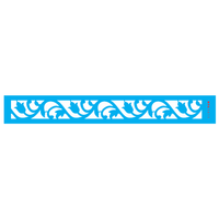 Stencil OPA 4x30 3815 Arabesco Tulipas