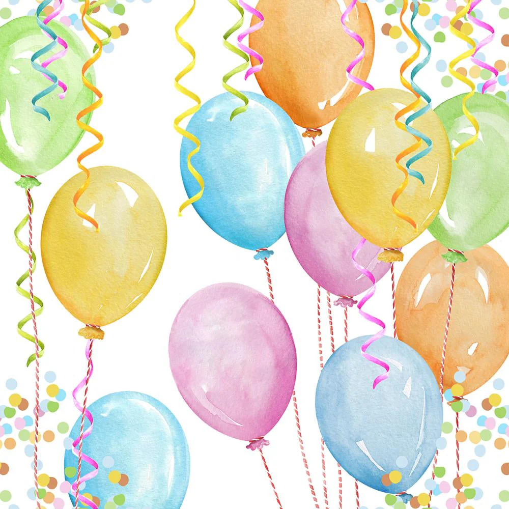 Guardanapo de Papel Decoupage 25x25 PPD Baloon Party 125002335