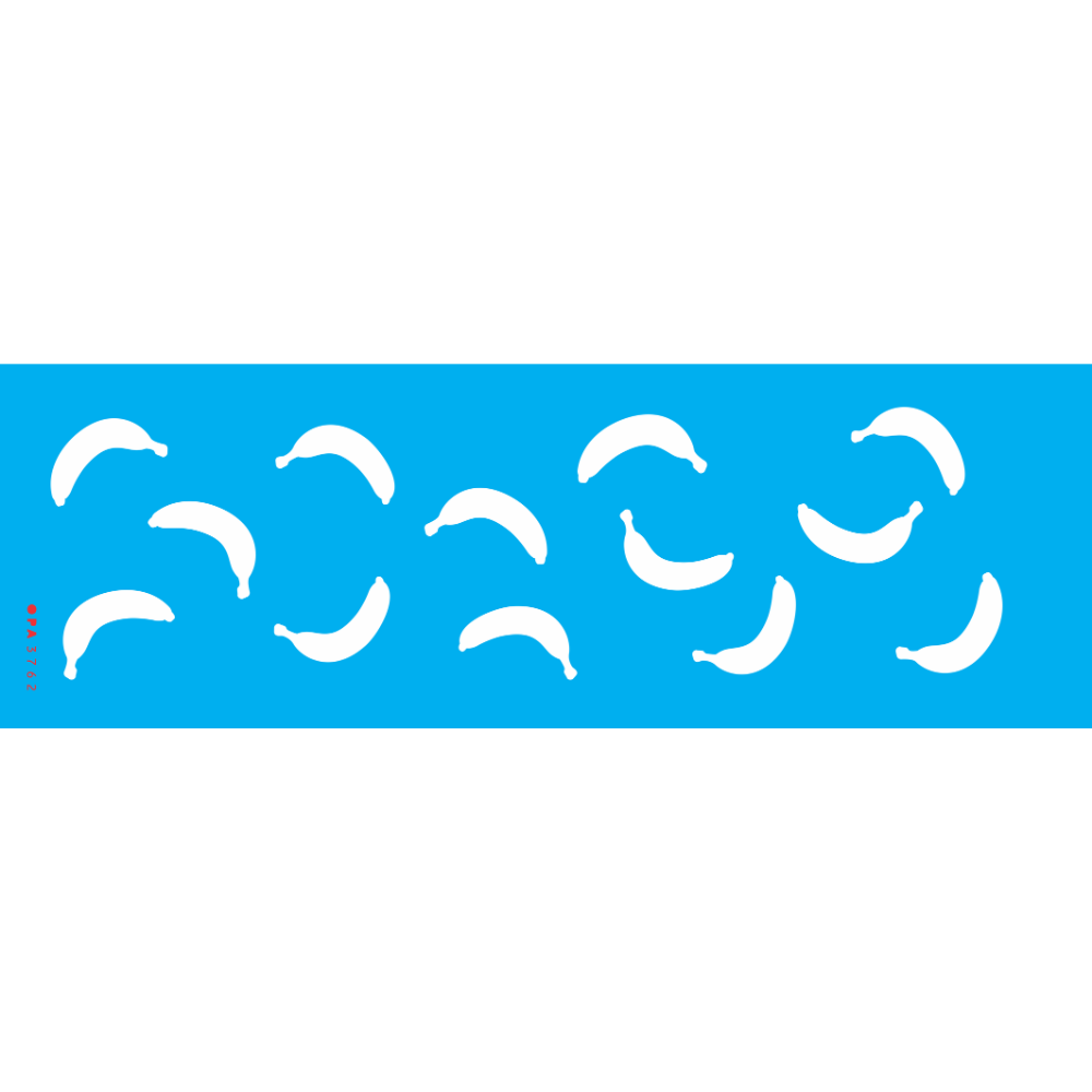 Stencil OPA 10x30 3762 Feirinha Estamparia Fruta Bananas