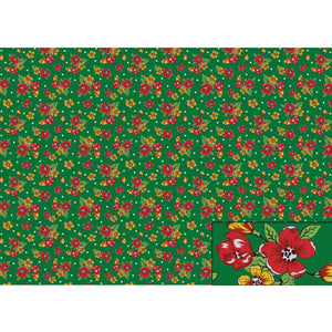 Papel Seda Litoarte PSL-048 Chita Fundo Verde 67,5x46cm