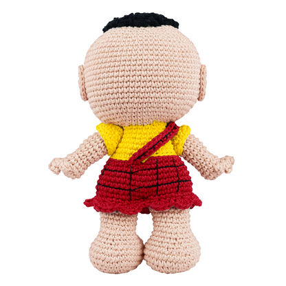 Kit Amigurumi Turma da Mônica Círculo Cor 05 Cascão
