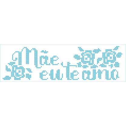 Stencil Litoarte 28x8cm STE-464 Barrado Mãe Ponto Cruz
