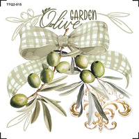 Transfer Têxtil Litoarte 8x8cm TTQ2-015 Olive Garden