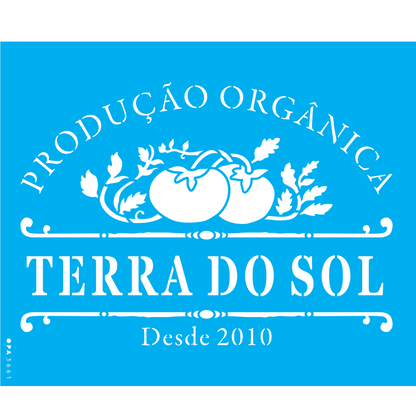 Stencil OPA 20x25 3661 Farmhouse Terra do Sol