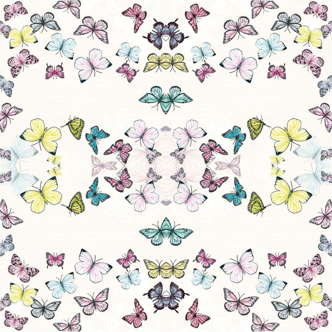 Guardanapo de Papel Decoupage 33x33 13310000 Butterfly White