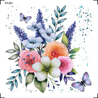 Transfer de Imagem 8x8cm TIT-027 Flores