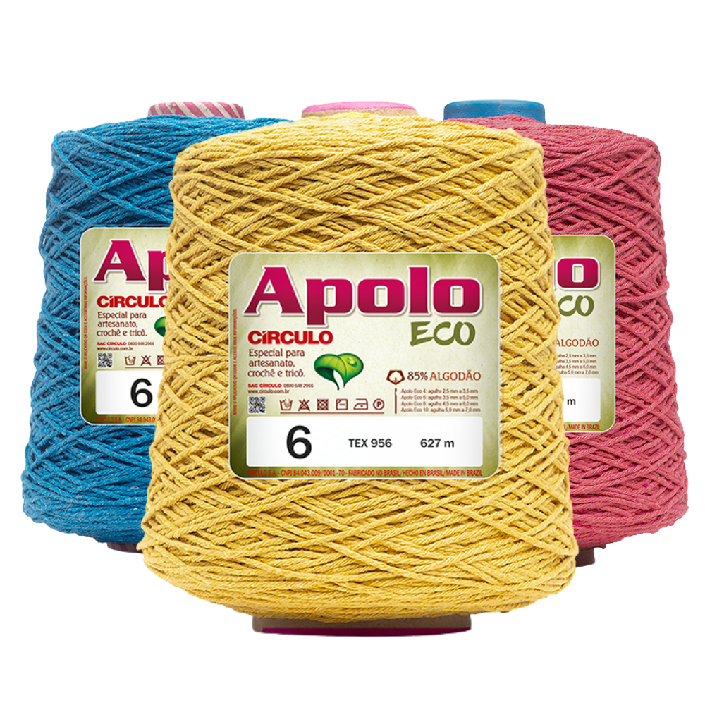 Barbante Apolo 6 Círculo eco 600g com 610m com 6 fios