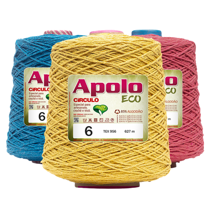 Barbante Apolo 6 Círculo eco 600g com 610m com 6 fios
