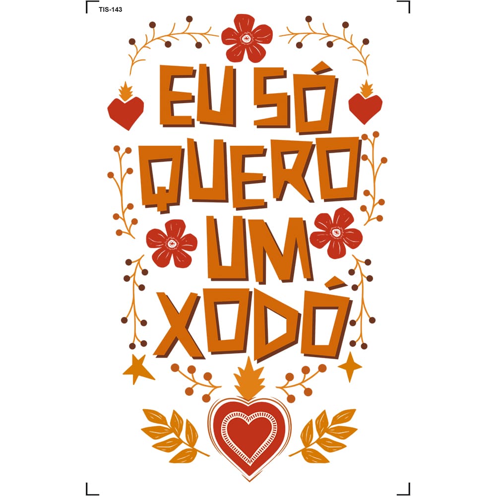 Transfer de Imagem 9,8x15cm TIS-143 Eu só Quero um Xodó