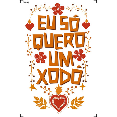 Transfer de Imagem 9,8x15cm TIS-143 Eu só Quero um Xodó