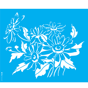 Stencil OPA 20x25 3662 Flor Sombra Margaridas
