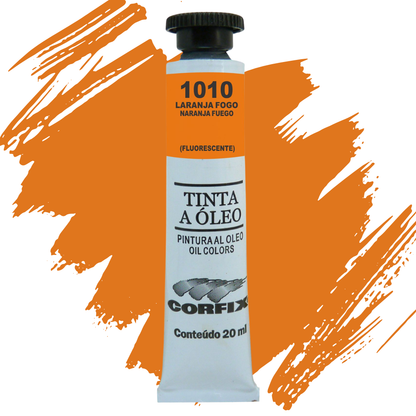 Tinta Óleo Fluorescente Corfix Bisnaga 20ml