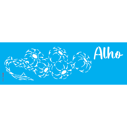 Stencil OPA 10x30 3726 Feirinha Tempero Alhos