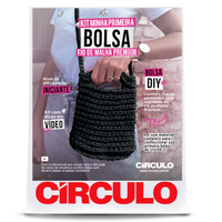 Kit Minha Primeira Bolsa Círculo Cor 03 Bolsa Preta