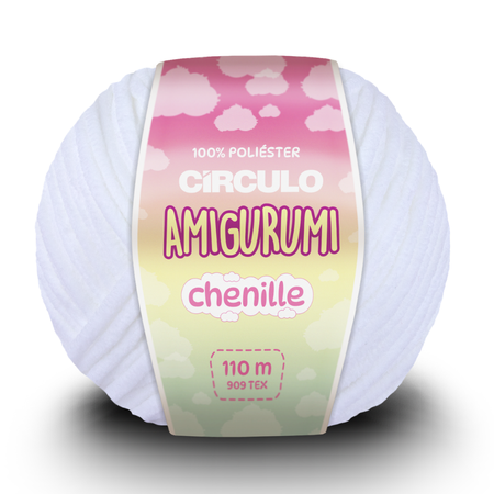 Fio Amigurumi Chenille Circulo 100g com 110m
