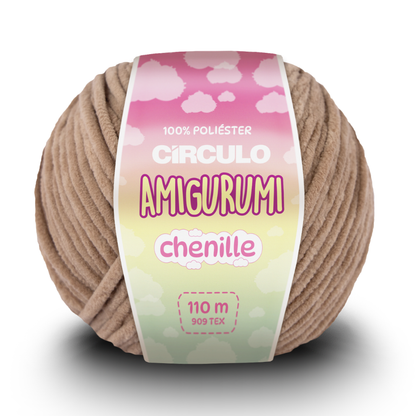 Fio Amigurumi Chenille Circulo 100g com 110m