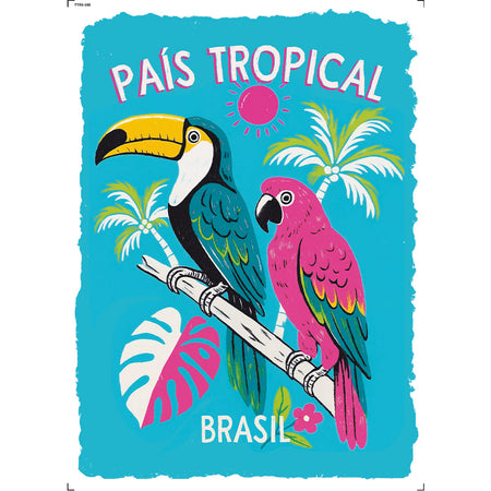 Transfer Têxtil 20x27,5cm TTR6-050 País Tropical