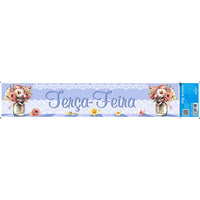 Transfer Têxtil 45x9,5cm TTB6-079 Barra Semaninha Terça-Feira
