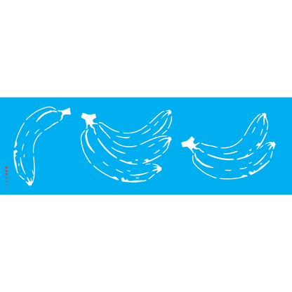 Stencil OPA 10x30 3677 Frutas Bananas