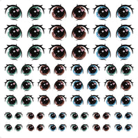 Transfer Têxtil Litoarte 13,5x13,5cm TTQ4-072 Olhos