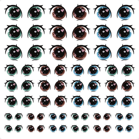 Transfer Têxtil Litoarte 13,5x13,5cm TTQ4-072 Olhos