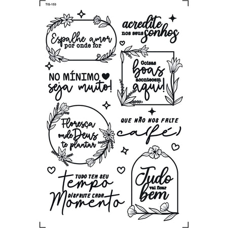 Transfer de Imagem 9,8x15cm TIS-153 Frases