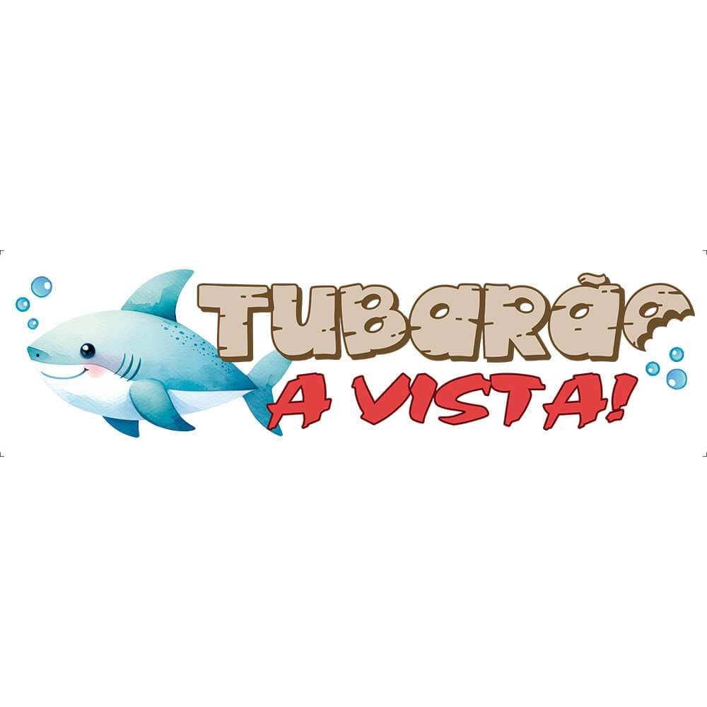 Transfer Têxtil Litoarte 24x7 TTB4-030 Tubarão a vista