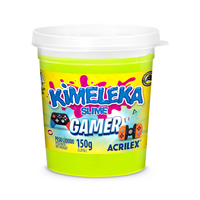 Kimeleka Slime Gamer Acrilex 150g com Controle Gamer Colecionável