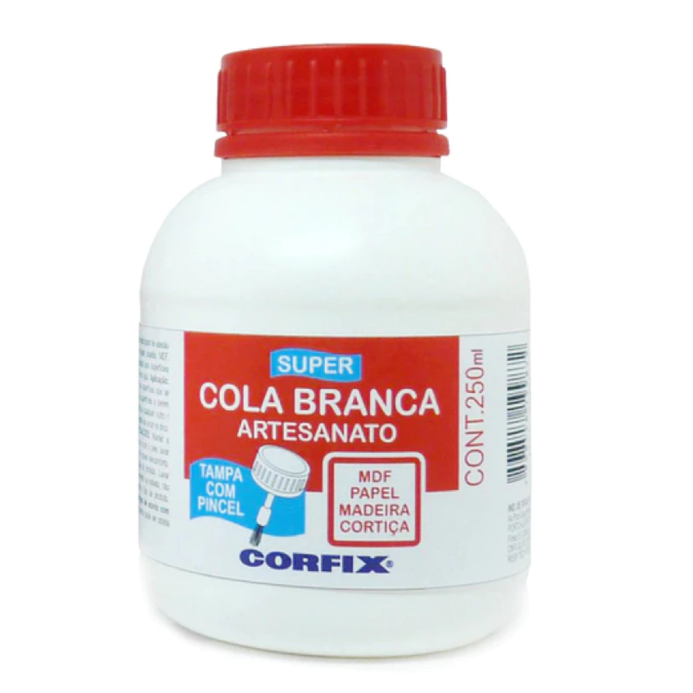 Super Cola Branca Artesanato Corfix 250g