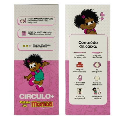 Kit Amigurumi Turma da Mônica Círculo Cor 04 Milena